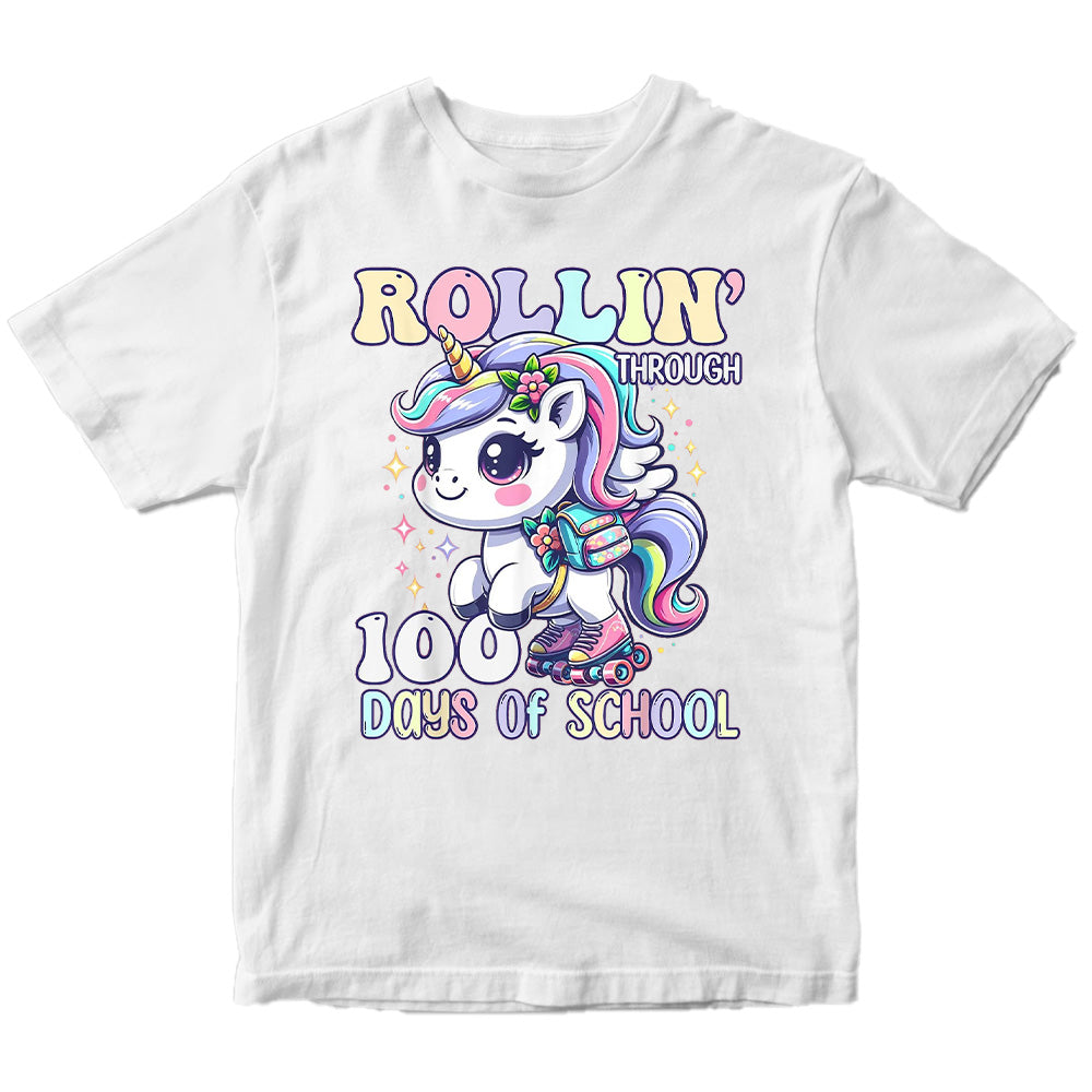 100 Days Of School Rollin' Through - TV Show, Trending, Funny & Lifestyle T-Shirts, Hoodies & More