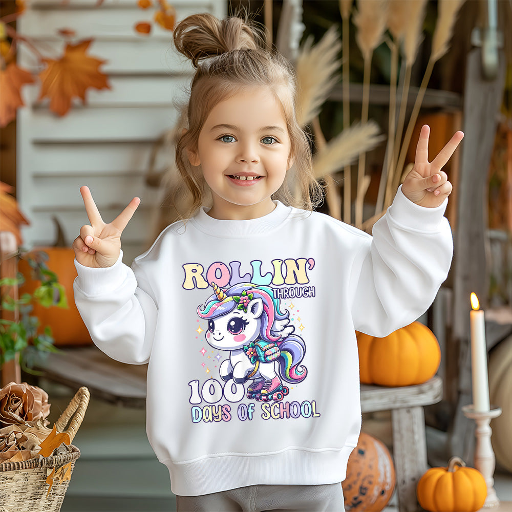 100 Days Of School Rollin' Through - TV Show, Trending, Funny & Lifestyle T-Shirts, Hoodies & More