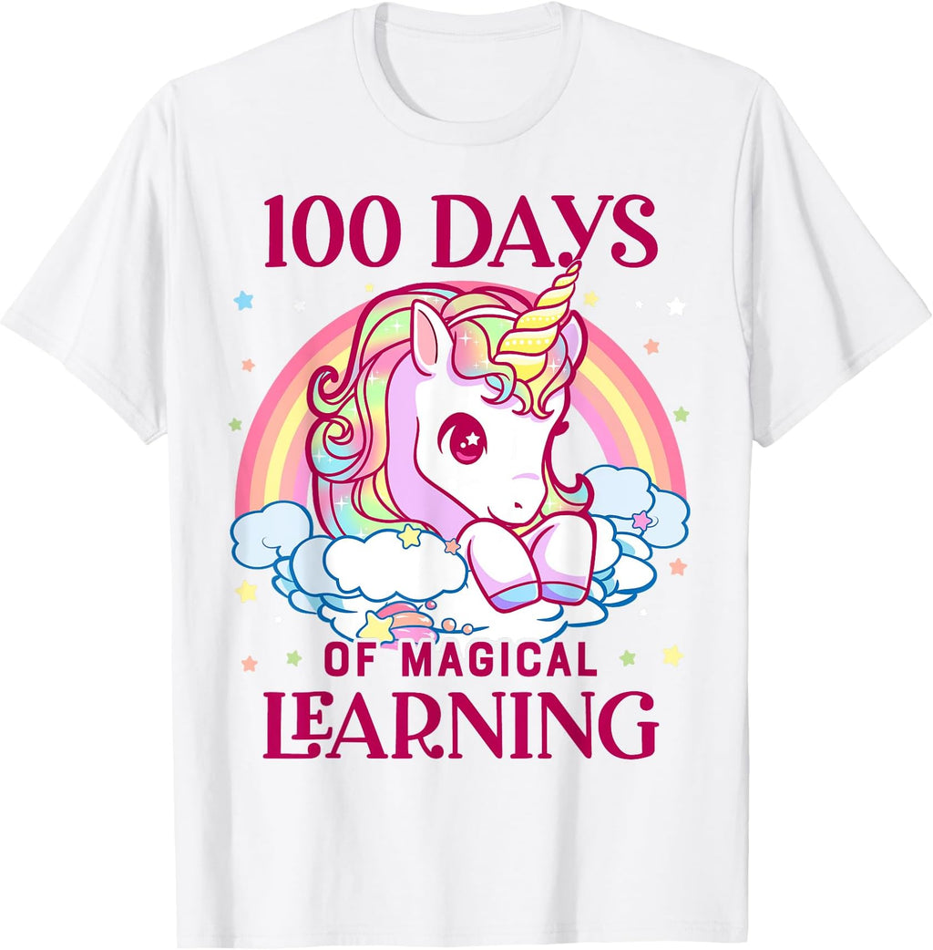 100 Days Of Magical  Learning - TV Show, Trending, Funny & Lifestyle T-Shirts, Hoodies & More