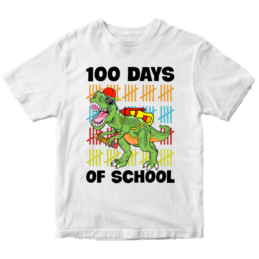 100 Days Of School Dino - TV Show, Trending, Funny & Lifestyle T-Shirts, Hoodies & More