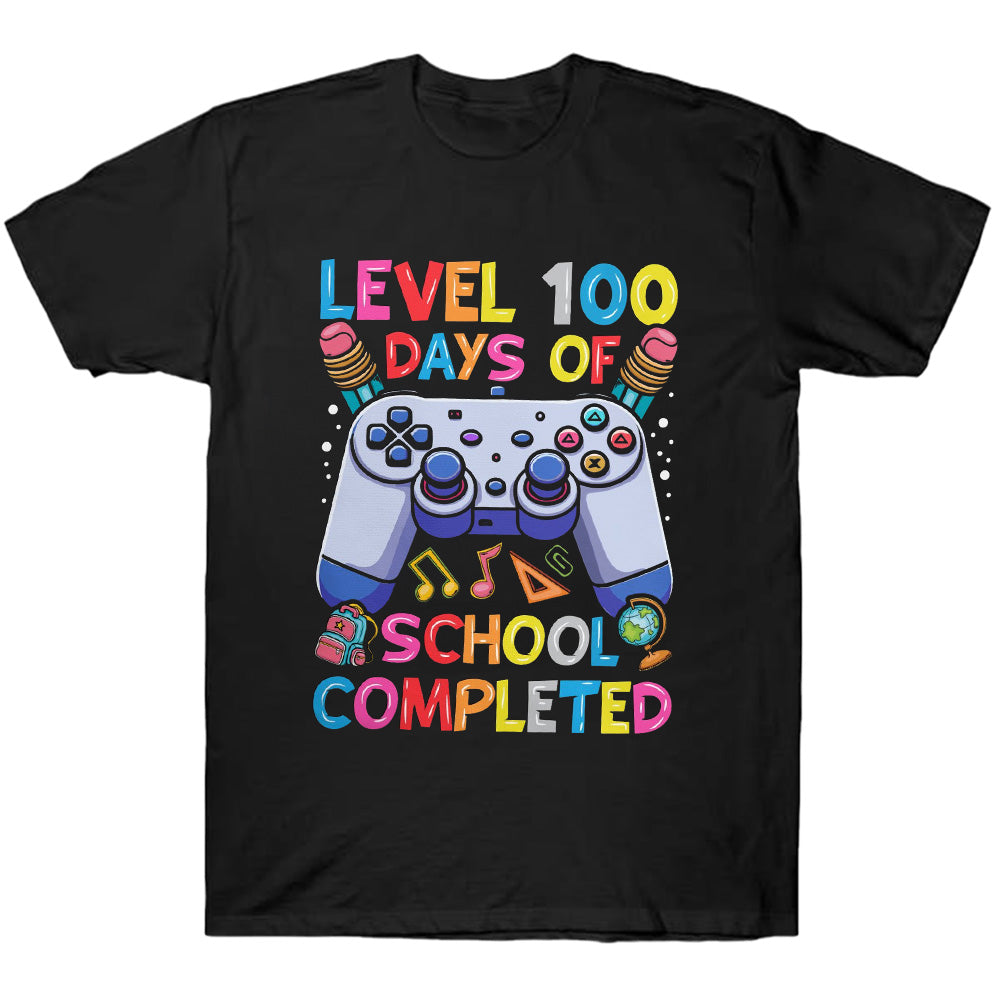 Levels 100 Days Of School Completed - TV Show, Trending, Funny & Lifestyle T-Shirts, Hoodies & More