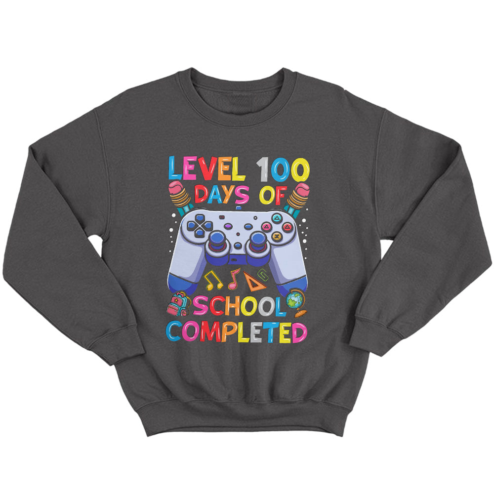 Levels 100 Days Of School Completed - TV Show, Trending, Funny & Lifestyle T-Shirts, Hoodies & More