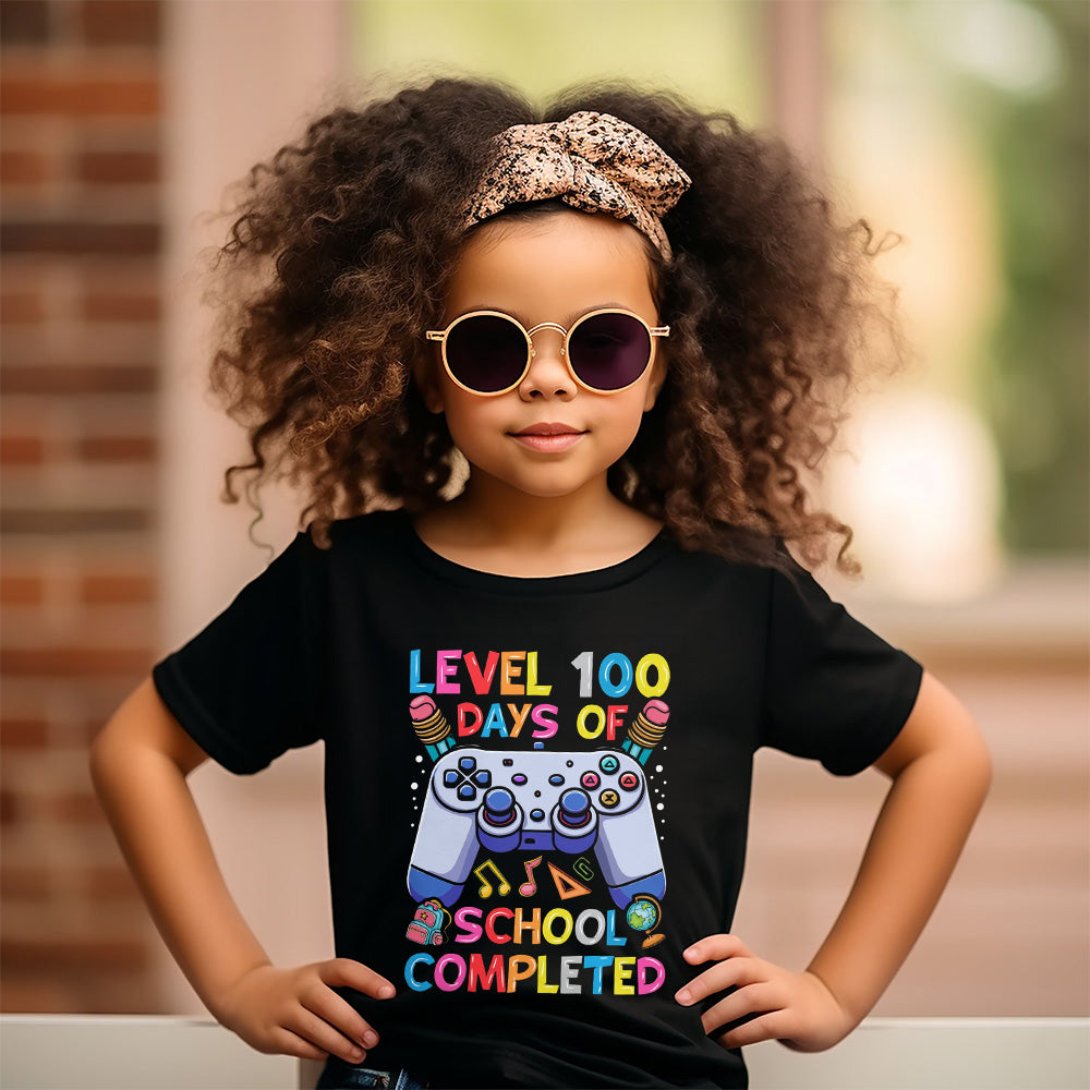 Levels 100 Days Of School Completed - TV Show, Trending, Funny & Lifestyle T-Shirts, Hoodies & More
