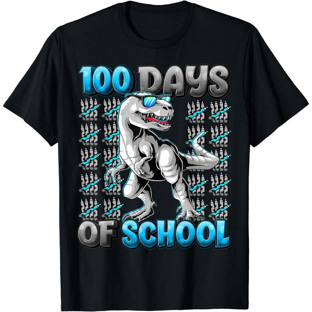 100 Days School Dinosaur - TV Show, Trending, Funny & Lifestyle T-Shirts, Hoodies & More