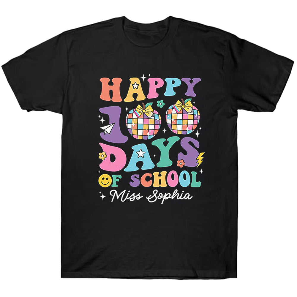 Happy 100 Days School - Miss Sophia - TV Show, Trending, Funny & Lifestyle T-Shirts, Hoodies & More