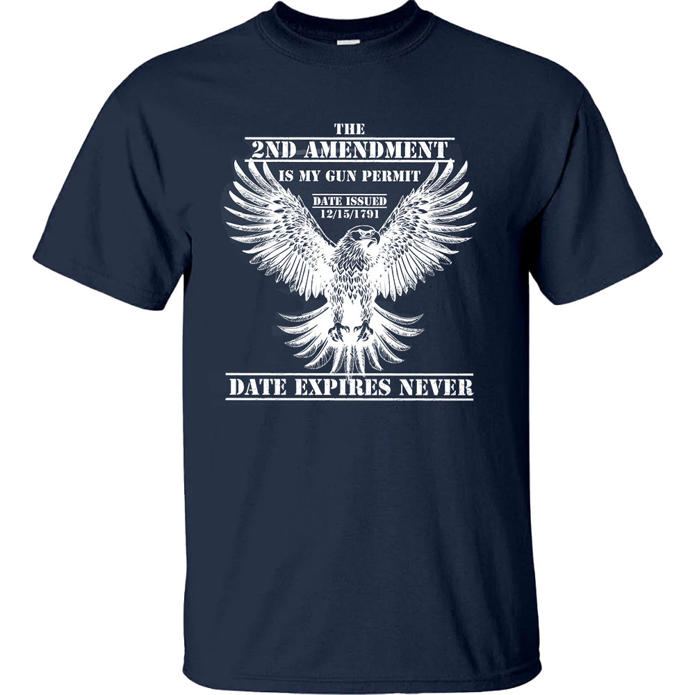 The Second Amendment Is My Gun Permit Shirt - Patriotic, 2nd Amendment T-Shirts, Hoodies, Sweatshirt