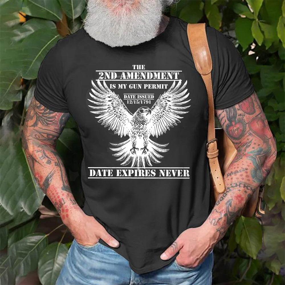 The Second Amendment Is My Gun Permit Shirt - Patriotic, 2nd Amendment T-Shirts, Hoodies, Sweatshirt