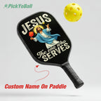 Jesus The One Who Serves Pickleball Paddle