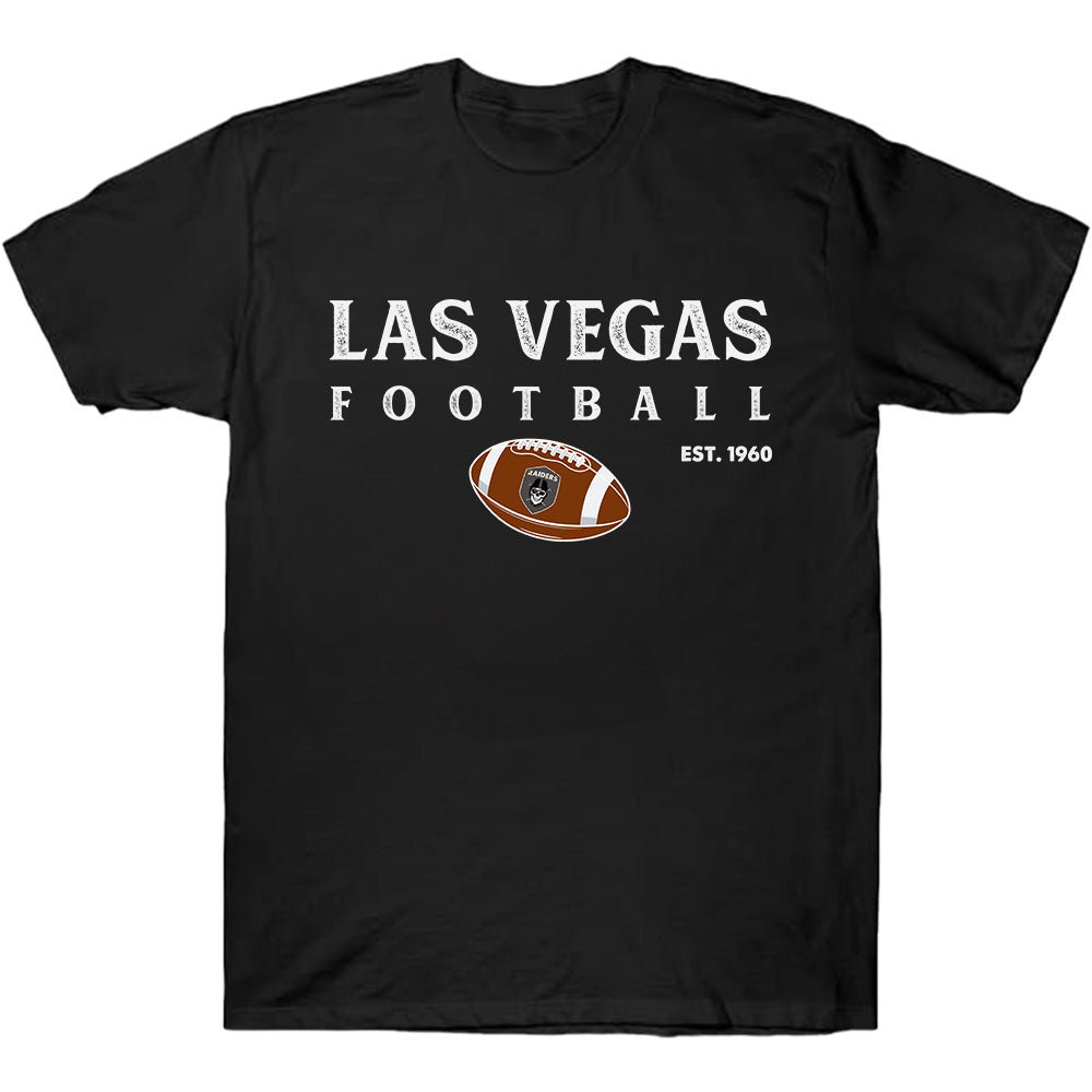 Las Vegas Football Est.1960 Tees - Raiders American Football T-Shirts, Hoodies & More