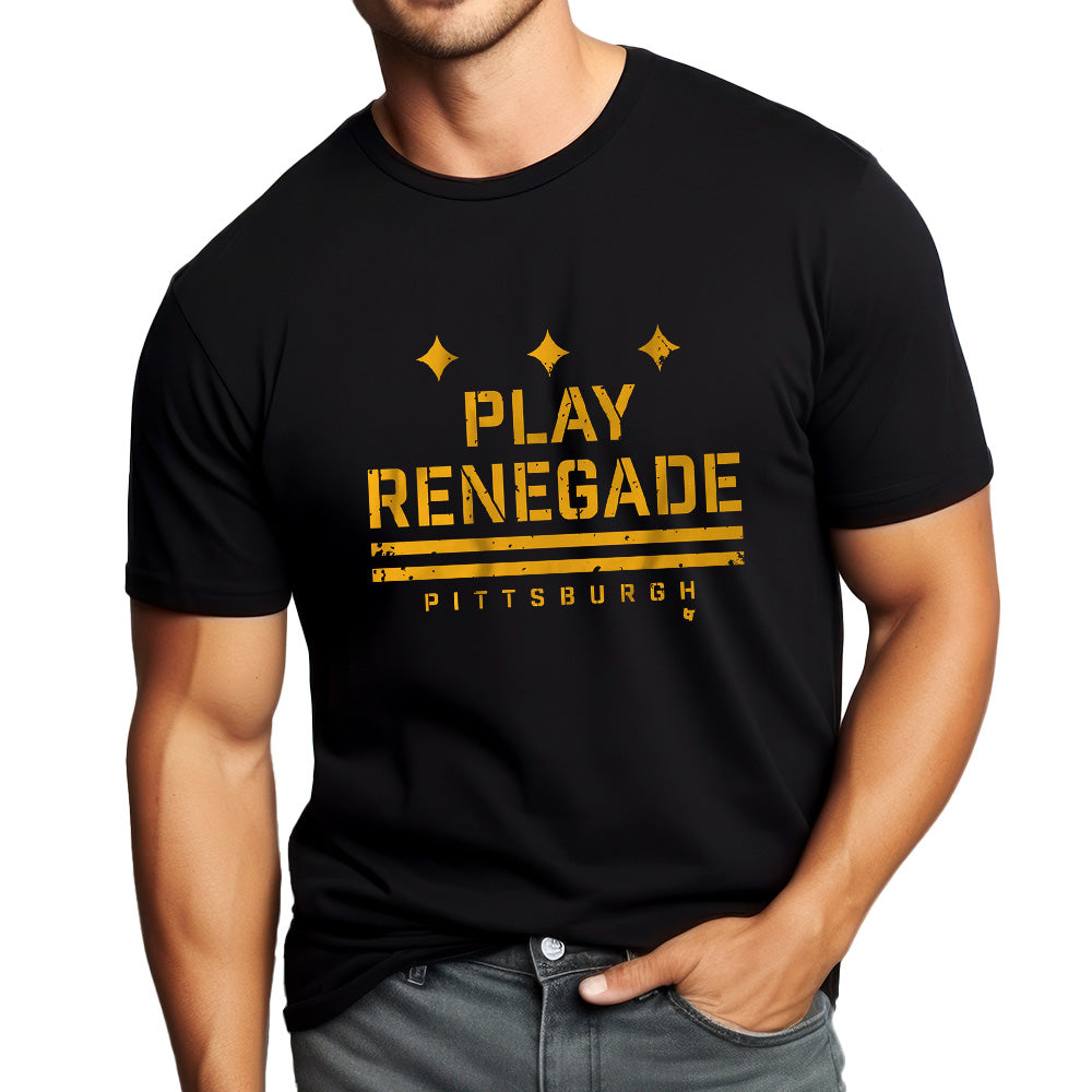 Play Renegade Pittsburgh Tee - Steelers American Football T-Shirts, Hoodies & More