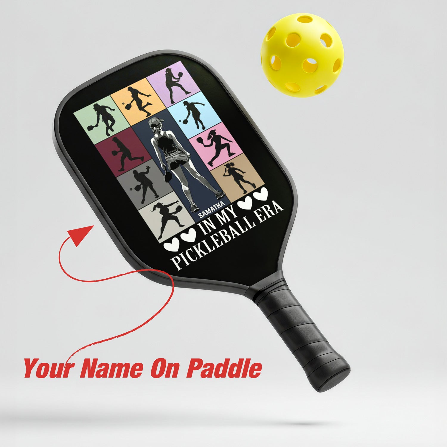Personalized "In My Pickleball Era" Paddle with Custom Name