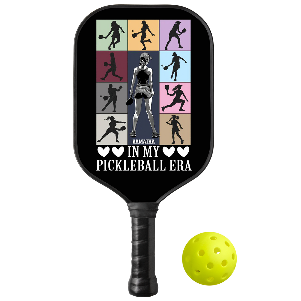 Personalized "In My Pickleball Era" Paddle with Custom Name
