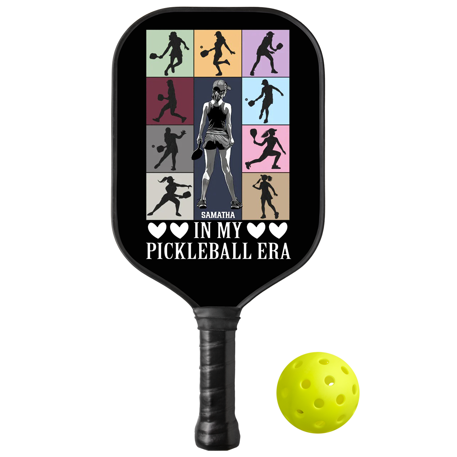 Personalized "In My Pickleball Era" Paddle with Custom Name