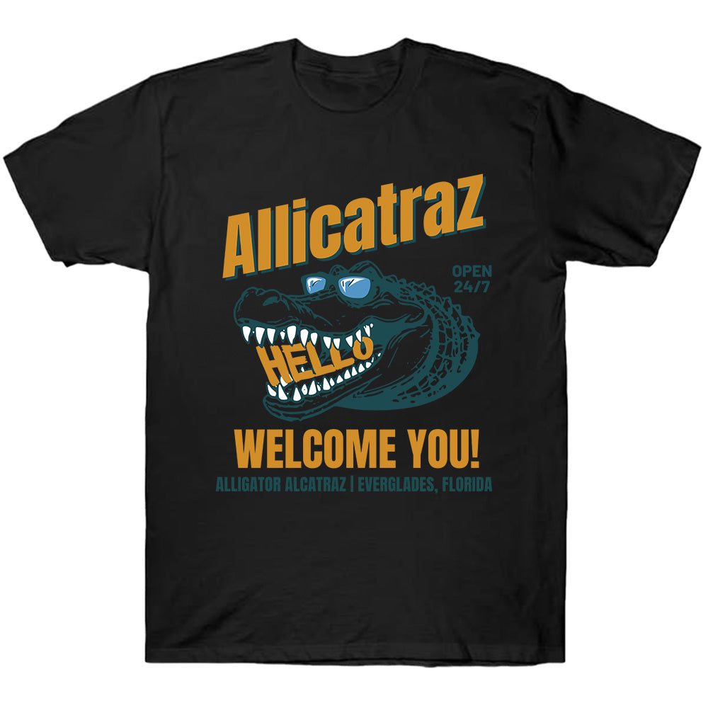 Allicatraz Hello - TV Show, Trending, Funny & Lifestyle T-Shirts, Hoodies & More