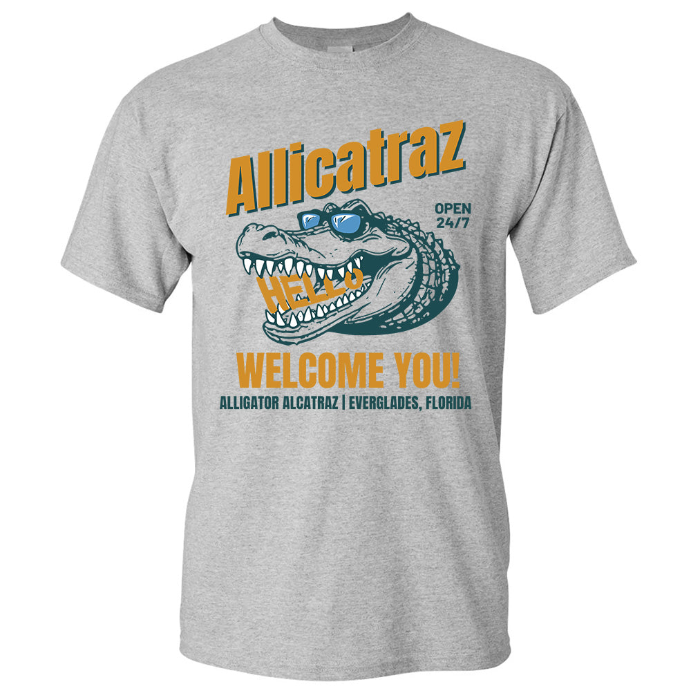 Allicatraz Hello - TV Show, Trending, Funny & Lifestyle T-Shirts, Hoodies & More