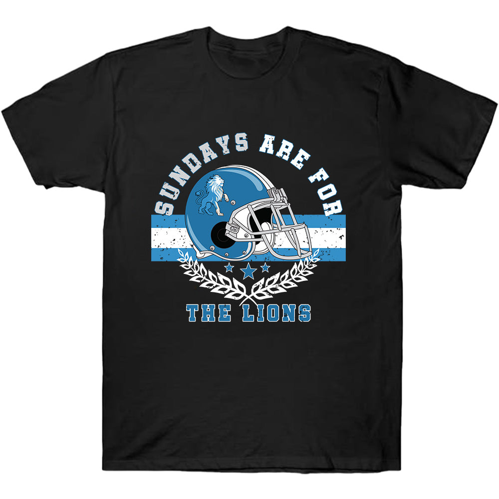 Sundays Are For The Lions - Detroit American Football T-Shirts, Hoodies & More