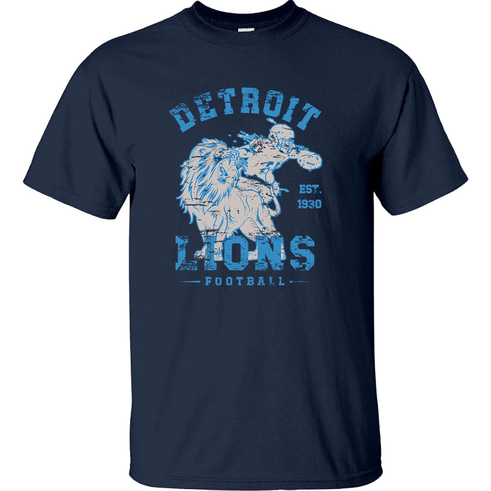 Detroit Football Team Est. 1930 - Lions American Football T-Shirts, Hoodies & More