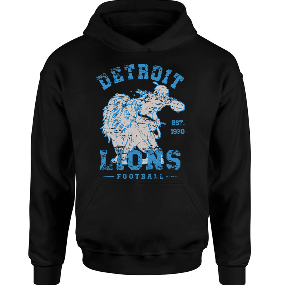 Detroit Football Team Est. 1930 - Lions American Football T-Shirts, Hoodies & More