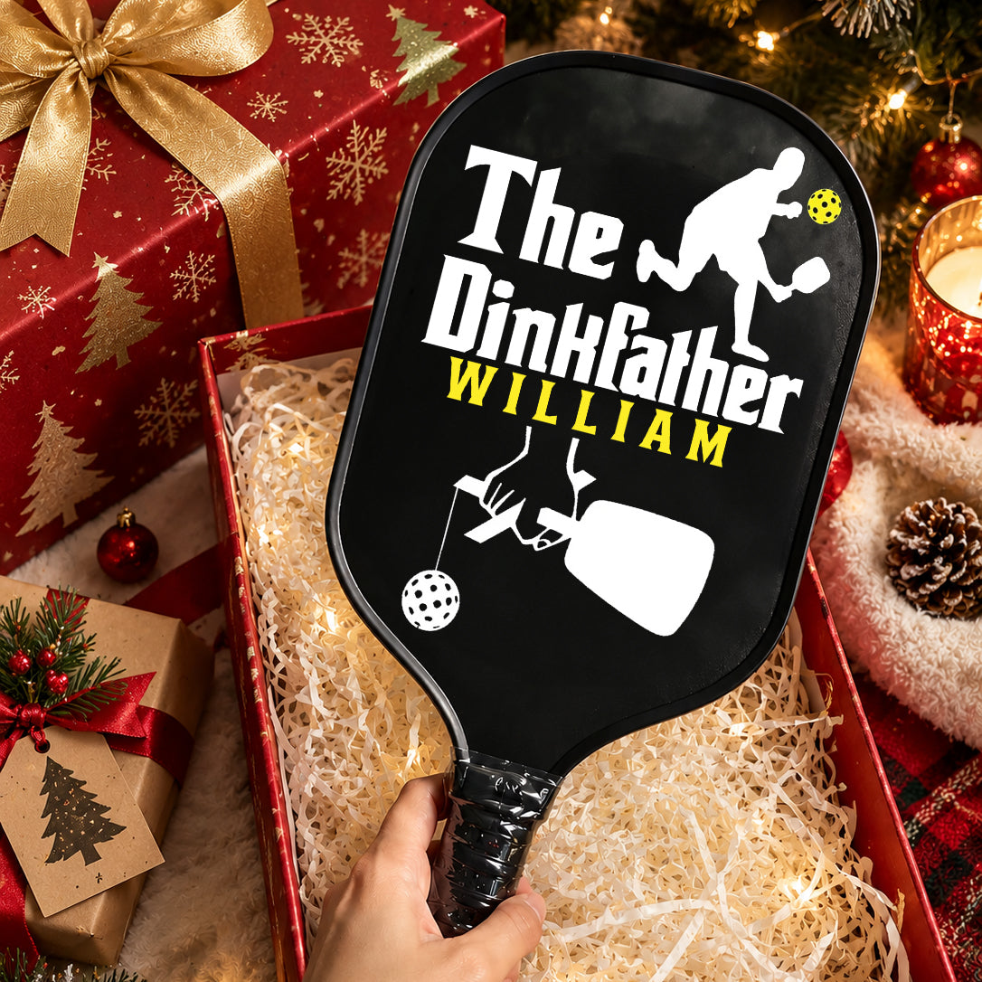 Personalized "The Dinkfather" - Pickleball Men Paddle