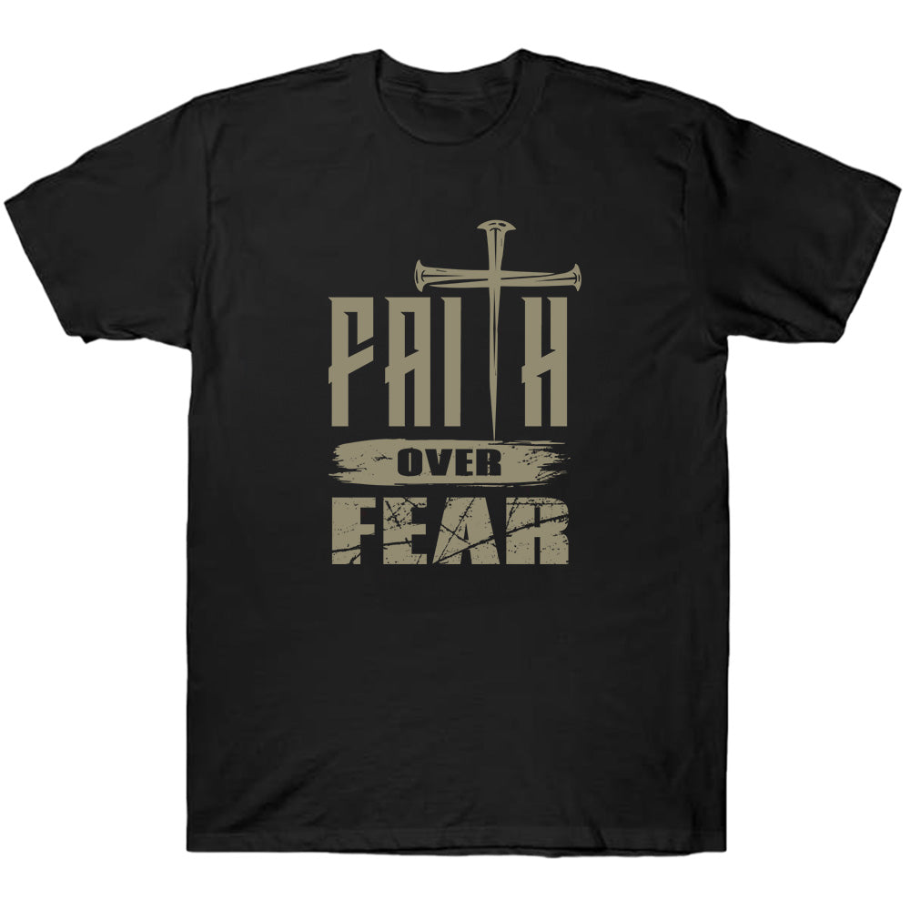 Faith Over Fear Cross - TV Show, Trending, Funny & Lifestyle T-Shirts, Hoodies & More