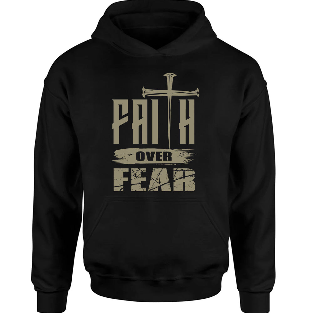 Faith Over Fear Cross - TV Show, Trending, Funny & Lifestyle T-Shirts, Hoodies & More