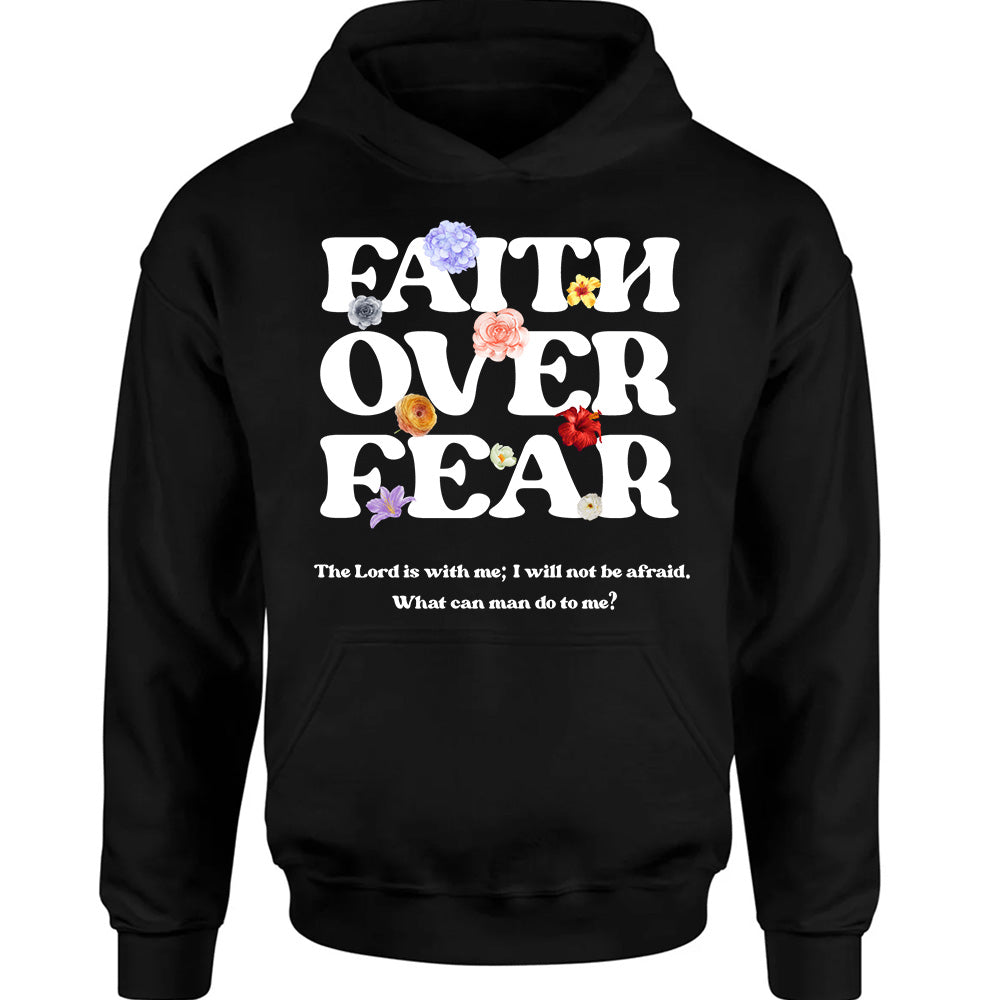 Faith Over Fear Flower - TV Show, Trending, Funny & Lifestyle T-Shirts, Hoodies & More