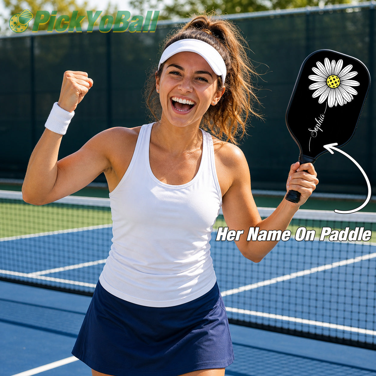 Personalized Pickleball Paddles Made Just for Her (Mom, Daughter, Grandma)