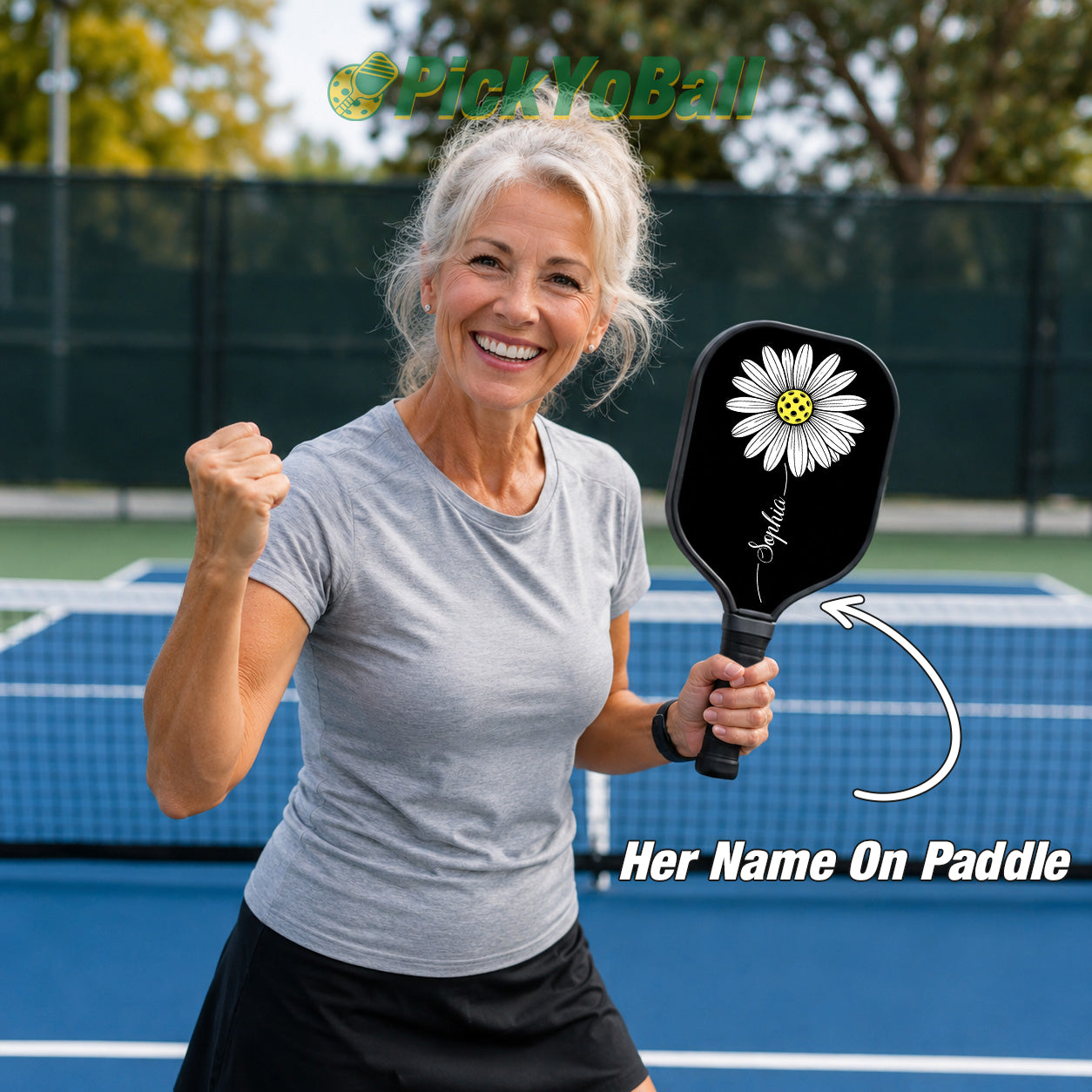Personalized Pickleball Paddles Made Just for Her (Mom, Daughter, Grandma)