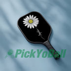 Personalized Pickleball Paddle, Floral Pickleball Petals Design With Custom Name For Mom, Daughter, Grandma