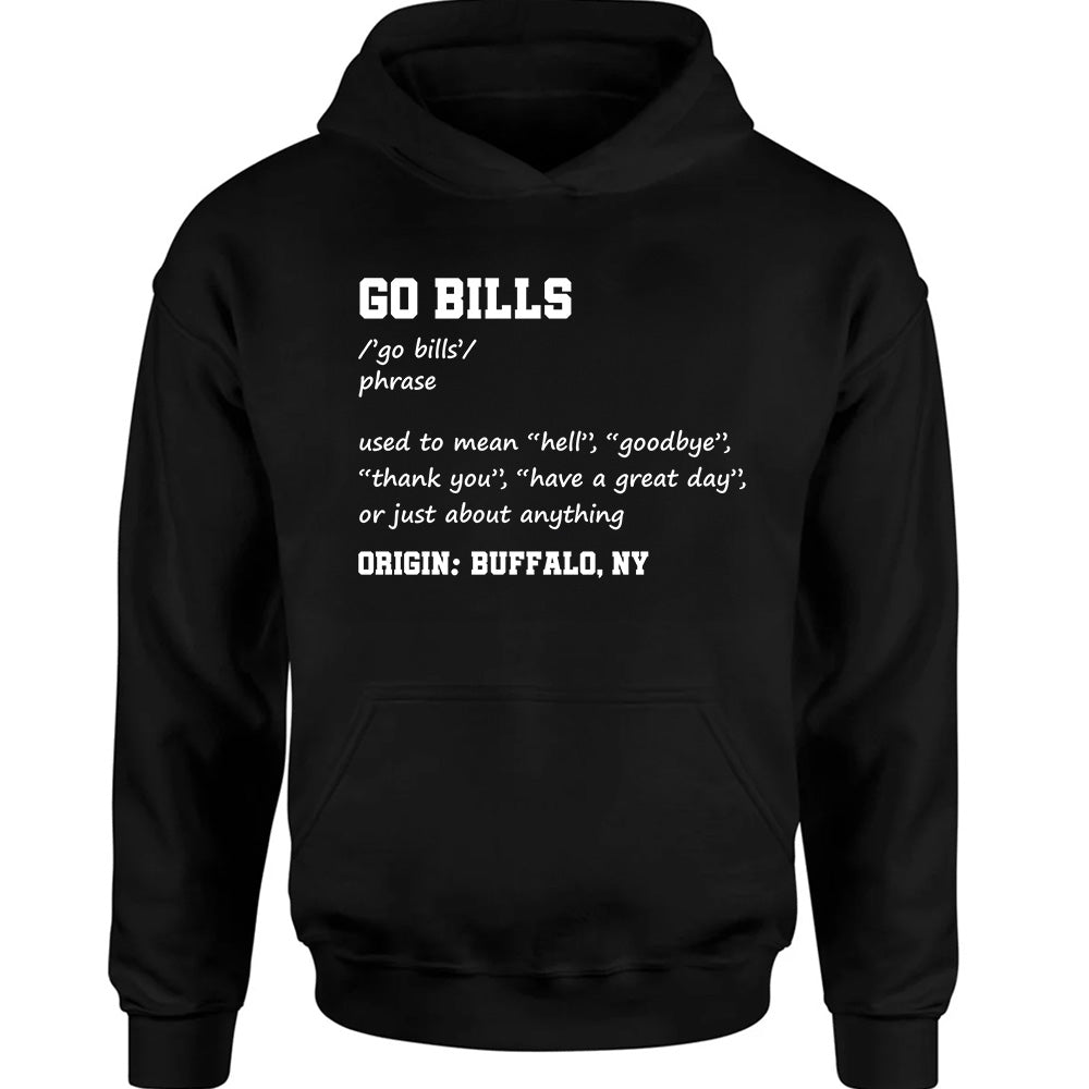 Go Bills Definition Shirts - American Buffalo Football T-Shirts, Hoodies & More