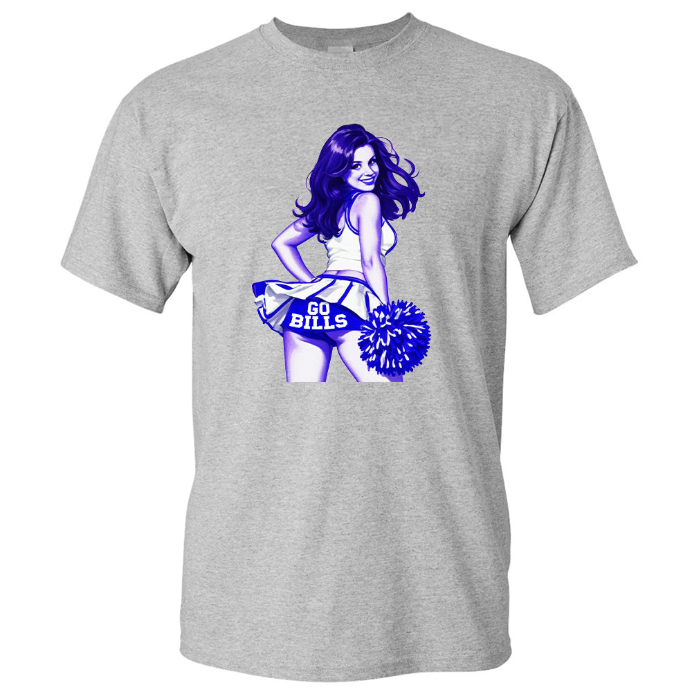 Go Bills Shirt - Cheerleaders 2025 - American Buffalo Football T-Shirts, Hoodies & More