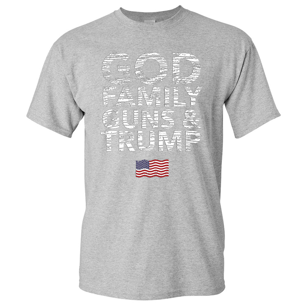 God Family Guns & Trump Shirt - Patriotic, 2nd Amendment T-Shirts, Hoodies, Sweatshirt