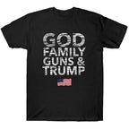 God Family Guns & Trump Shirt - Patriotic, 2nd Amendment T-Shirts, Hoodies, Sweatshirt