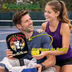 Personalized "I Created a Monster And She Calls Me Dad" Pickleball Paddle, Gift For Husband, Dad, Him