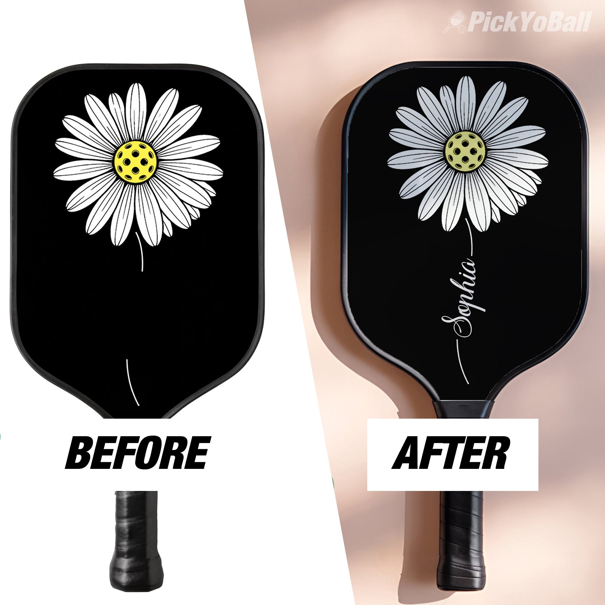 Personalized Pickleball Paddles Made Just for Her (Mom, Daughter, Grandma)