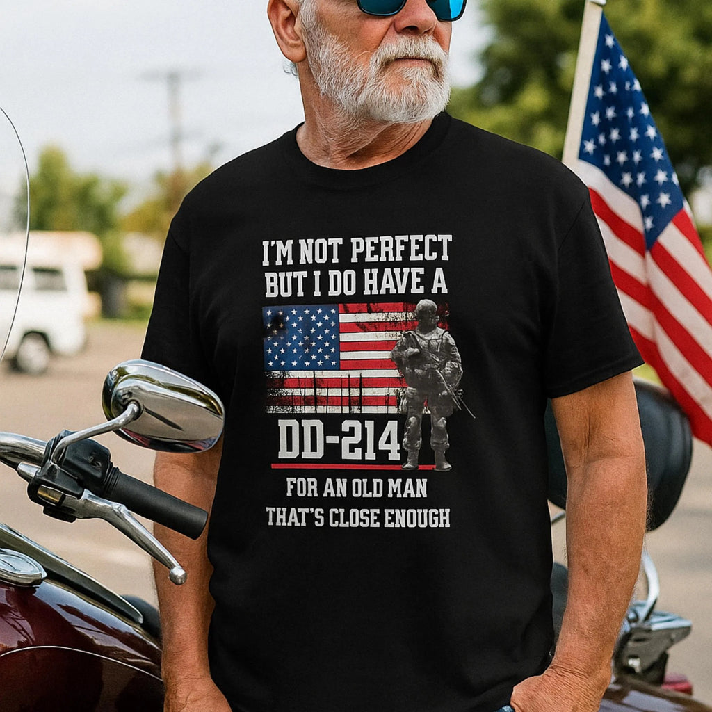 I'm Not Perfect But I Do Have A DD-214 Shirt - Patriotic, 2nd Amendment T-Shirts, Hoodies, Sweatshirt
