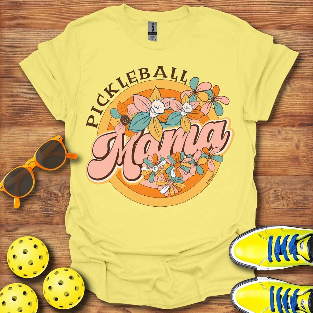 Floral "Pickleball Mama" Shirt - Pickleball T-Shirts, Hoodies & More