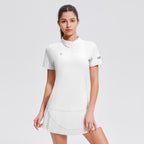 Tiered Pleats Pickleball & Tennis Skirt Set – Women’s Athletic Dress with Inner Shorts & Pockets
