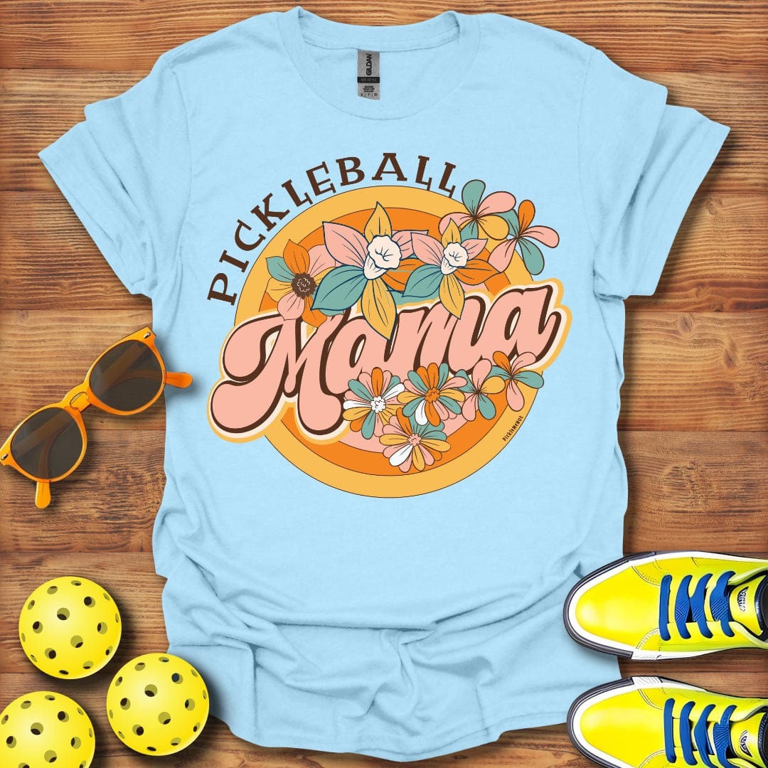 Floral "Pickleball Mama" Shirt - Pickleball T-Shirts, Hoodies & More