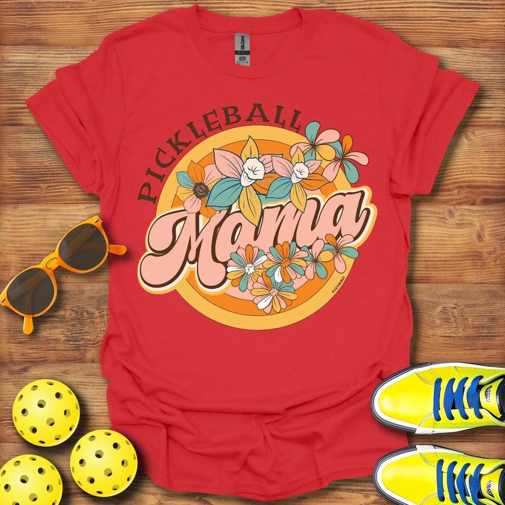Floral "Pickleball Mama" Shirt - Pickleball T-Shirts, Hoodies & More