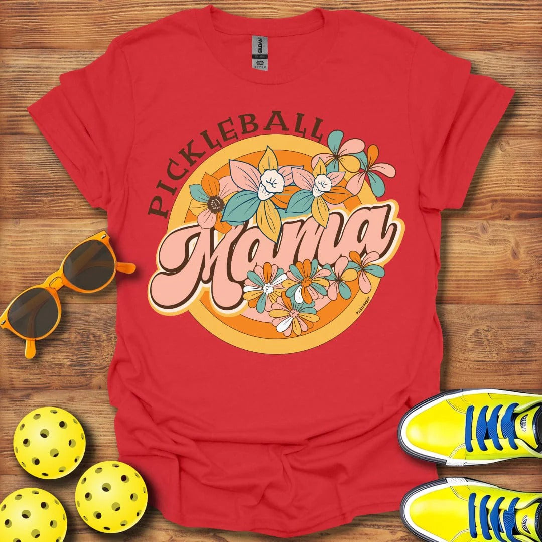 Floral "Pickleball Mama" Shirt - Pickleball T-Shirts, Hoodies & More