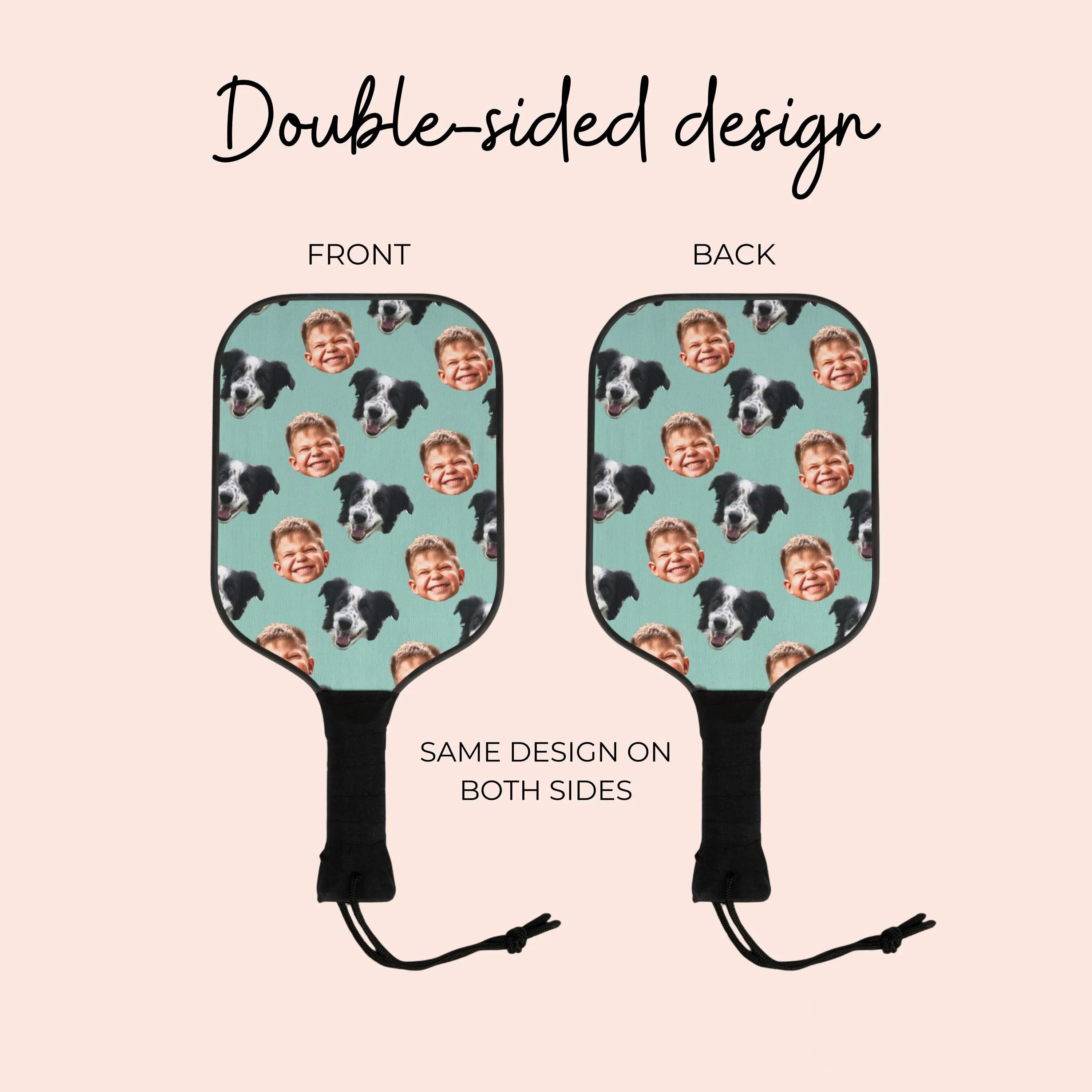 Custom Faces Pickleball Paddle