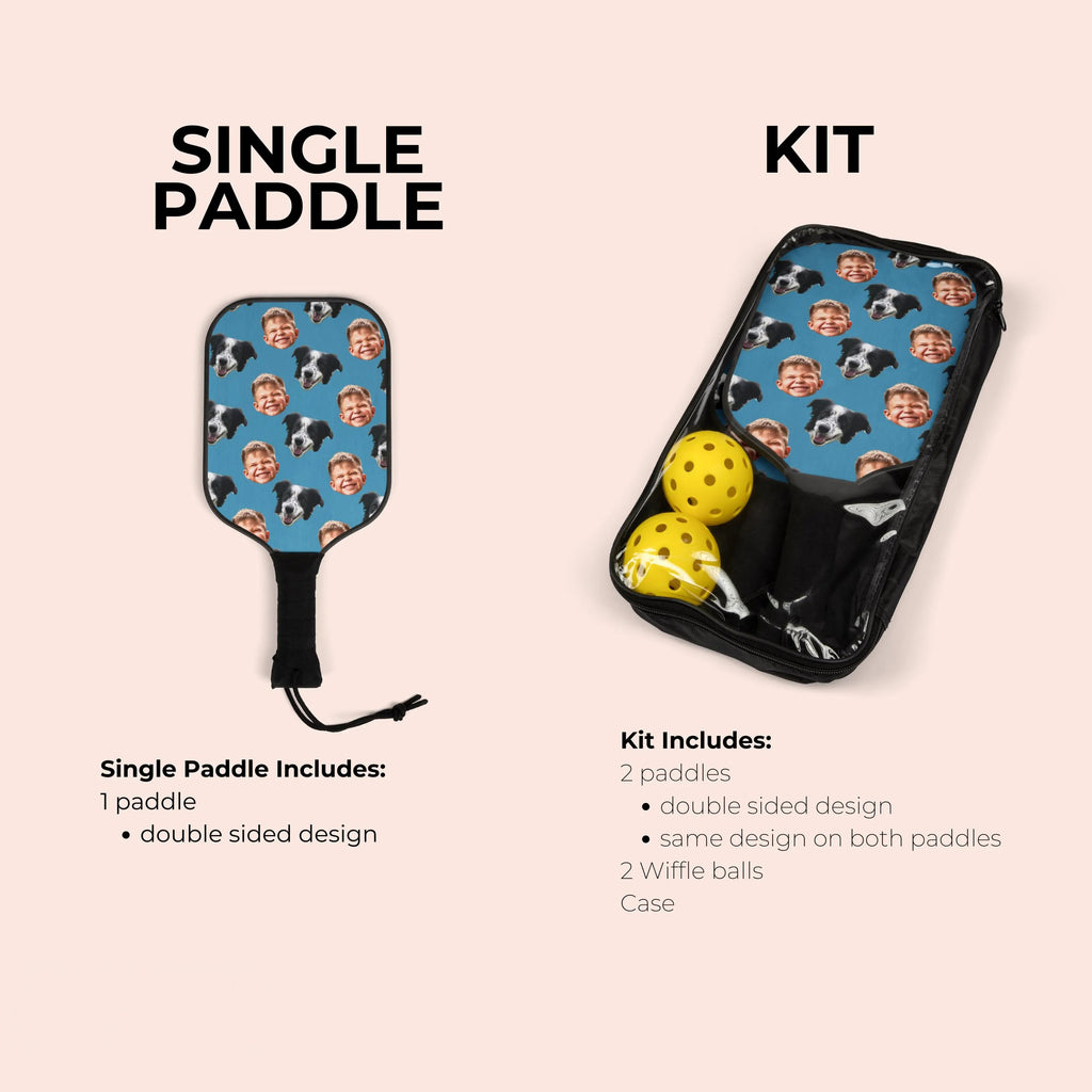Custom Faces Pickleball Paddle