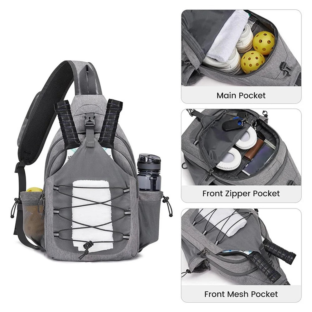 Pickleball Crossbody Sling Bag