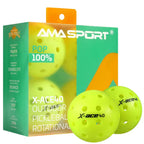 Outdoor Pickleball Balls, USA Tournament Approved Durable 40 Hole Pickleballs