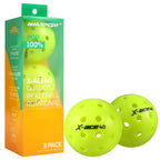 Outdoor Pickleball Balls, USA Tournament Approved Durable 40 Hole Pickleballs