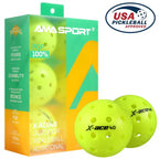 Outdoor Pickleball Balls, USA Tournament Approved Durable 40 Hole Pickleballs