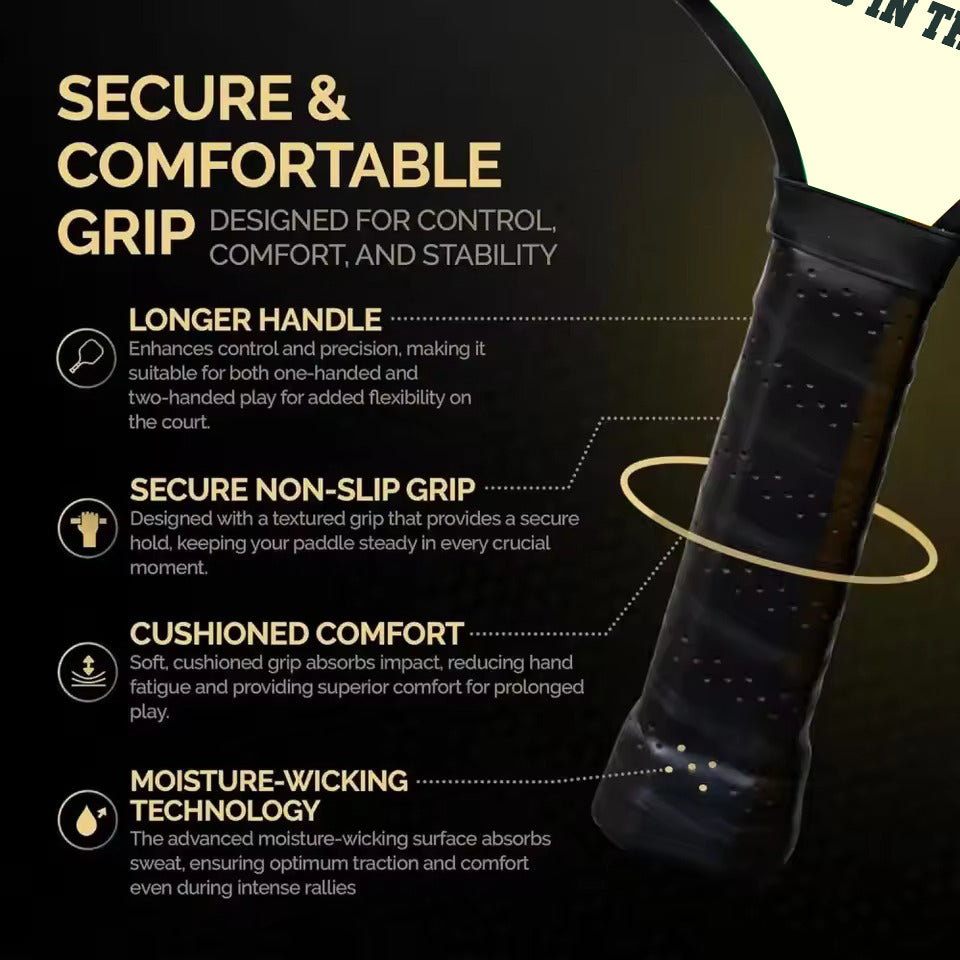 Personalized Christmas "Deck The Halls With Pickleballs" Paddle with Custom Name