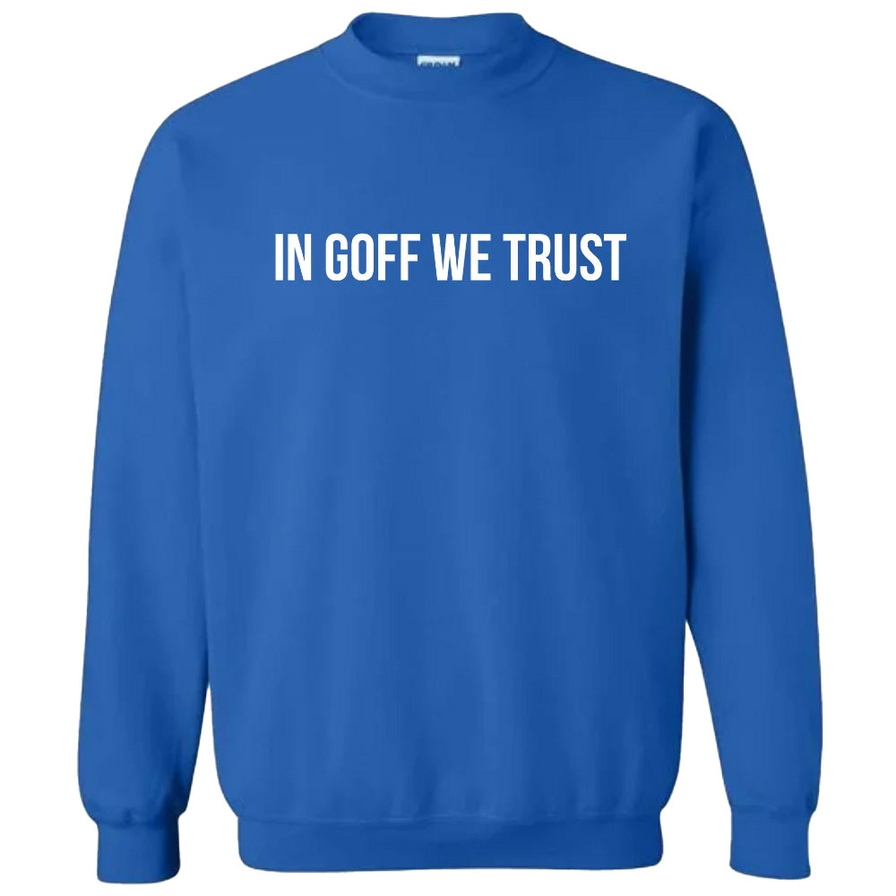 "In Goff We Trust" Straight - American Football T-Shirts, Hoodies & More