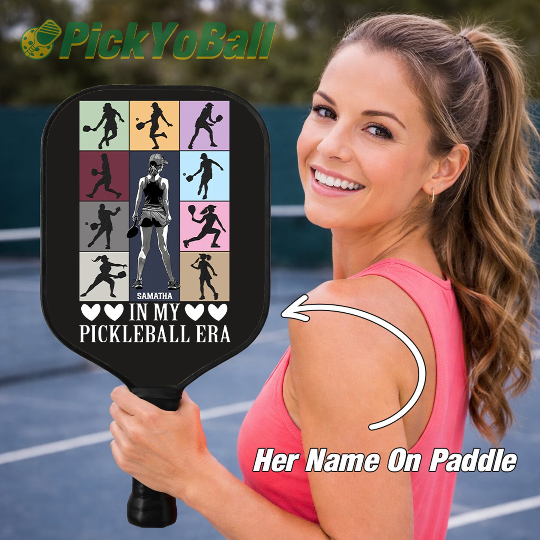 Personalized "In My Pickleball Era" Paddle with Custom Name